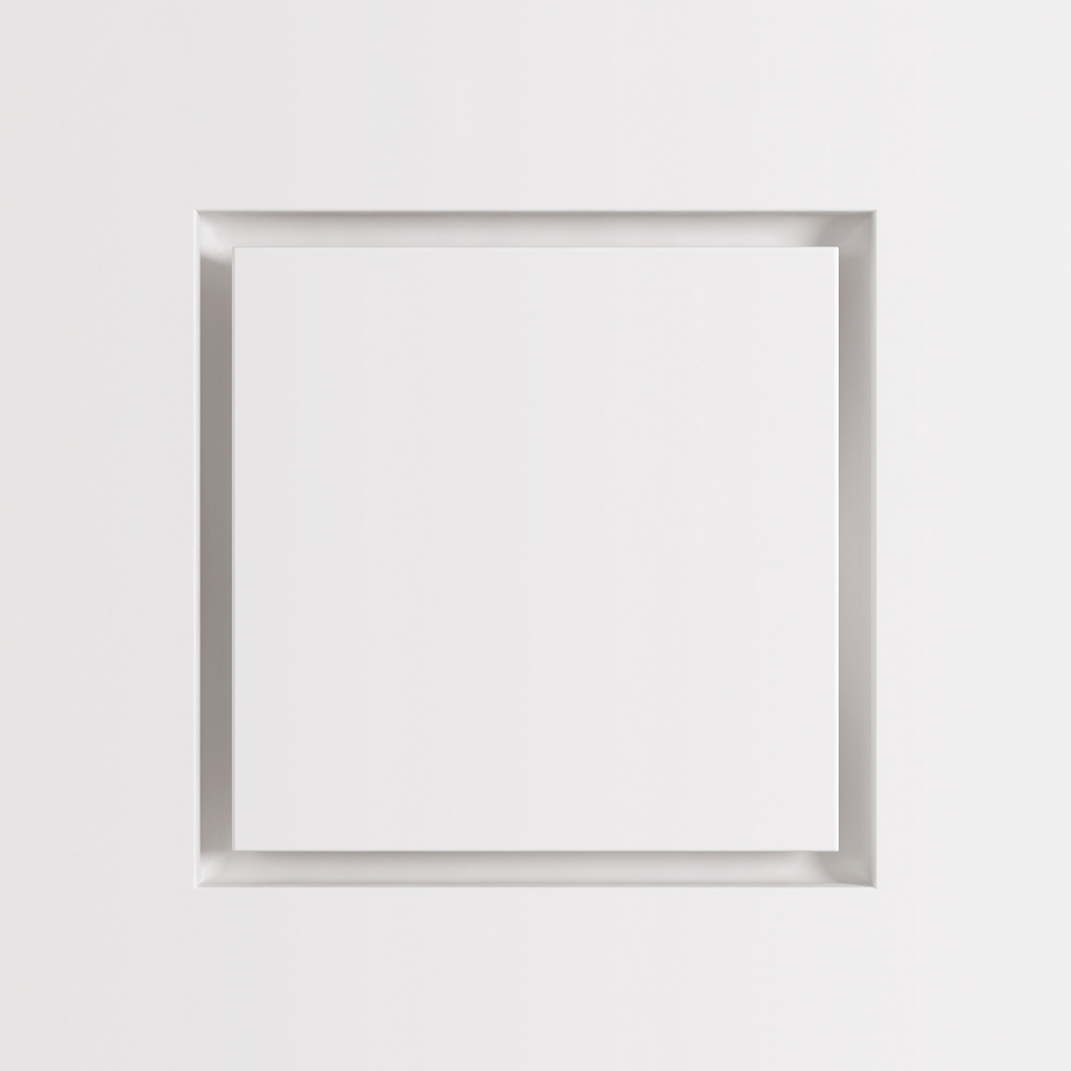 Диффузор под покраску скрытого монтажа SECRET SOFT FRAME D200мм